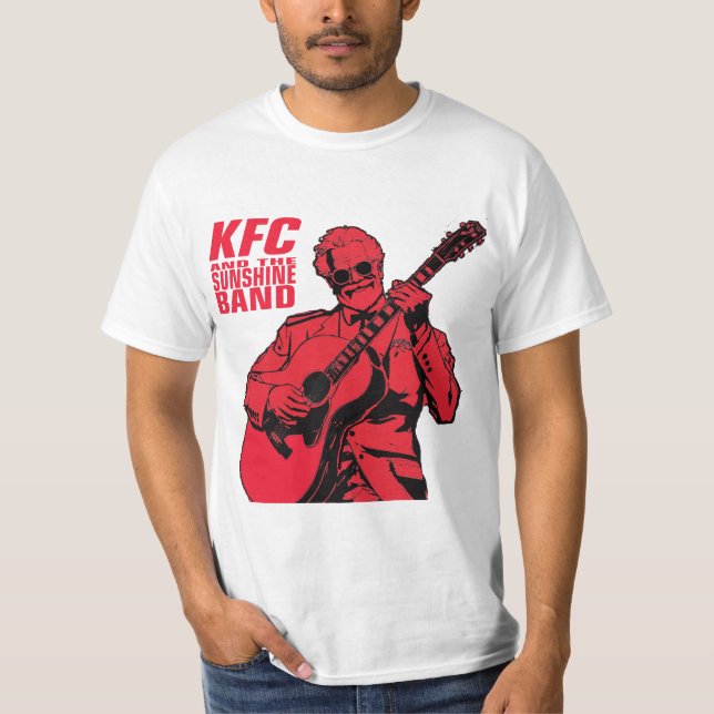 KFC and the Sunshine Band - Guitar Han Front T-Shirt (Front)