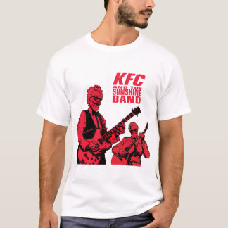 KFC and the Sunshine Band with Guitar Han on Back T-Shirt