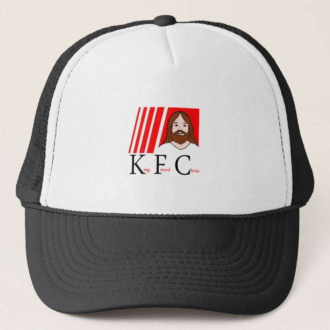 KFC - King Friend Christ (Updated design) Trucker Hat (Front)