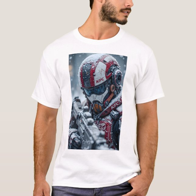 KFC Robot Armoured Tshirt  (Front)