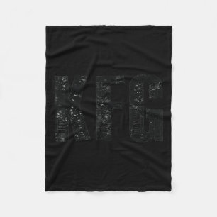 Kfg Keep F'n Going Military Style  Fleece Blanket
