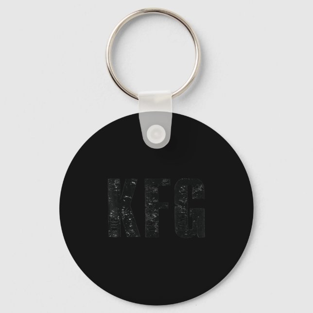 Kfg Keep F'n Going Military Style  Key Ring (Front)