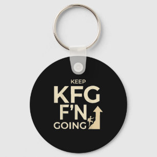 Kfg Keep F'n Going Military Style Key Ring