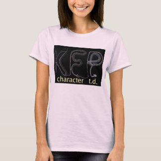 KFP character TD T-shirt (dark version)