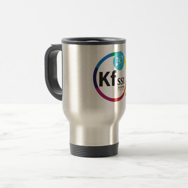 KFSSi Stainless Coffee Mug (Front Left)