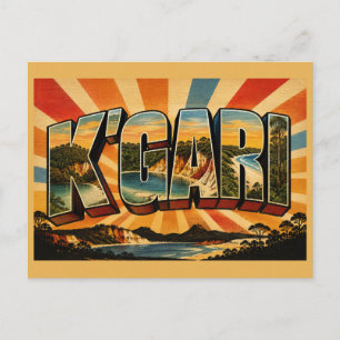 K'gari Queensland Australia Largest Sand Island Postcard