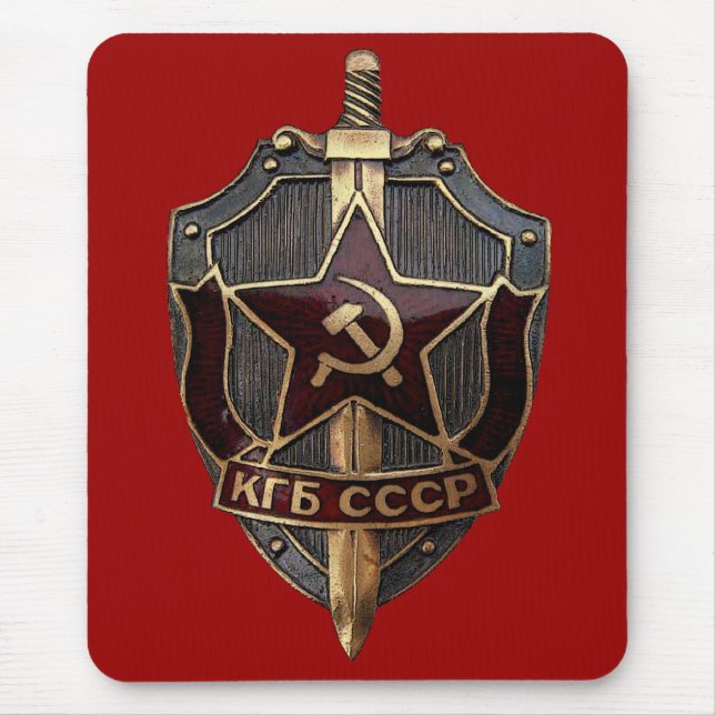 KGB Shield Mouse Mat (Front)