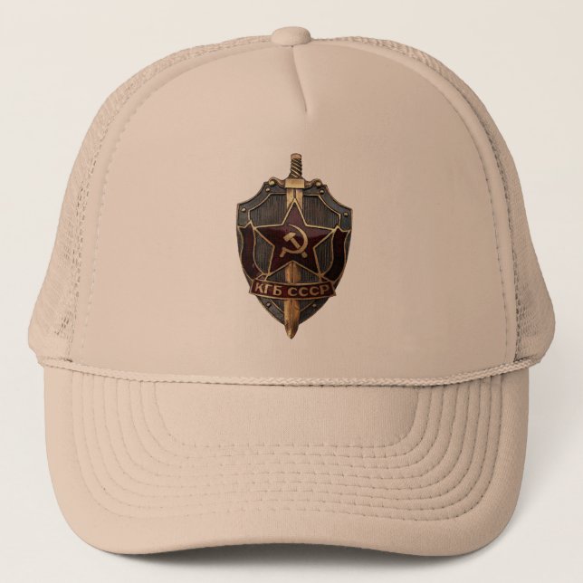 KGB Shield Trucker Hat (Front)