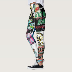 KGB We Grind Around Here She Fly Leggings 
