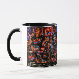 KGOD Radio Late Night Personalised Customisable Mug