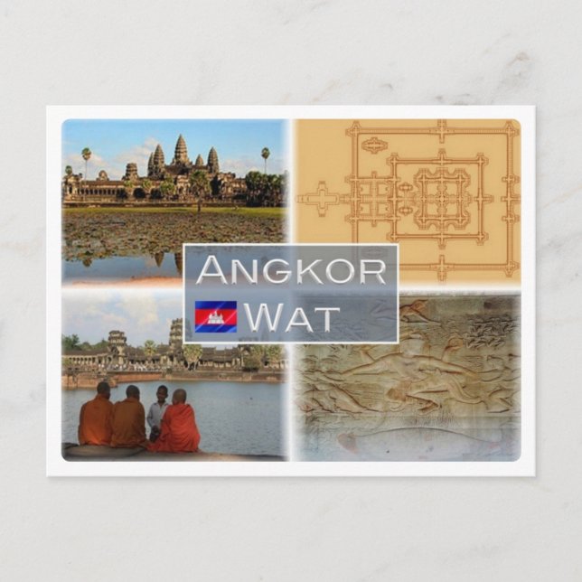 KH Cambodia - Angkor Wat - Postcard (Front)