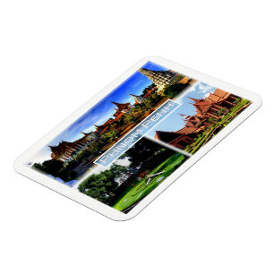 KH Phnom Penh - Silver Pagoda - Royal Palace - Mag Magnet