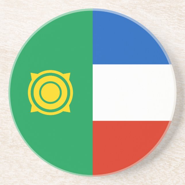 Khakassia Flag Coaster (Front)
