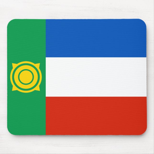 Khakassia Flag Mouse Mat (Front)