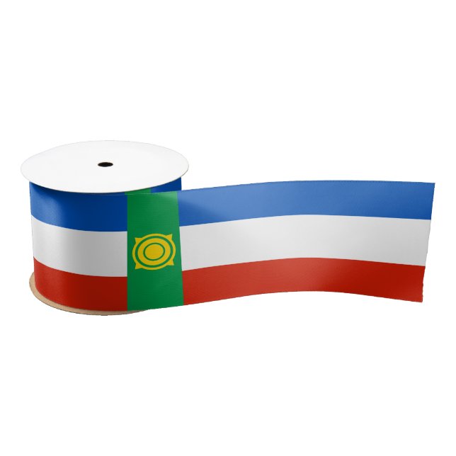 Khakassia Flag Satin Ribbon (Spool)