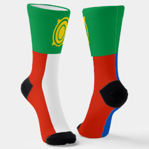 Khakassia Flag Socks
