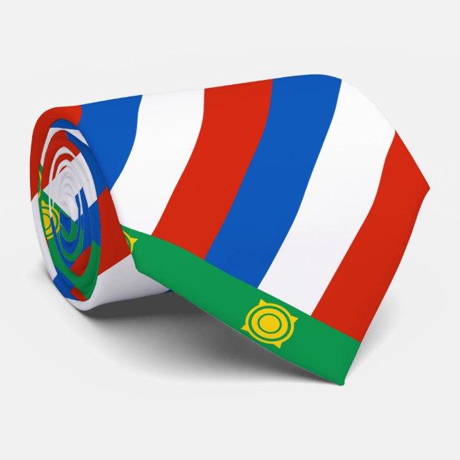 Khakassia Flag Tie (Rolled)