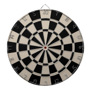 Khaki And Black Dartboard