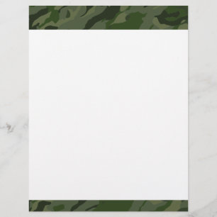 Khaki camouflage flyer