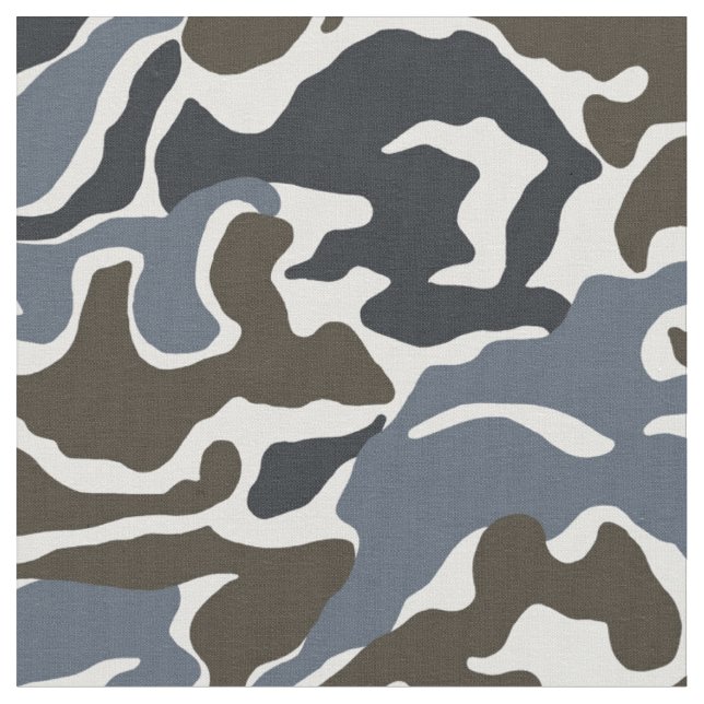 Khaki Grey Camo Military Fabric (Close Up)