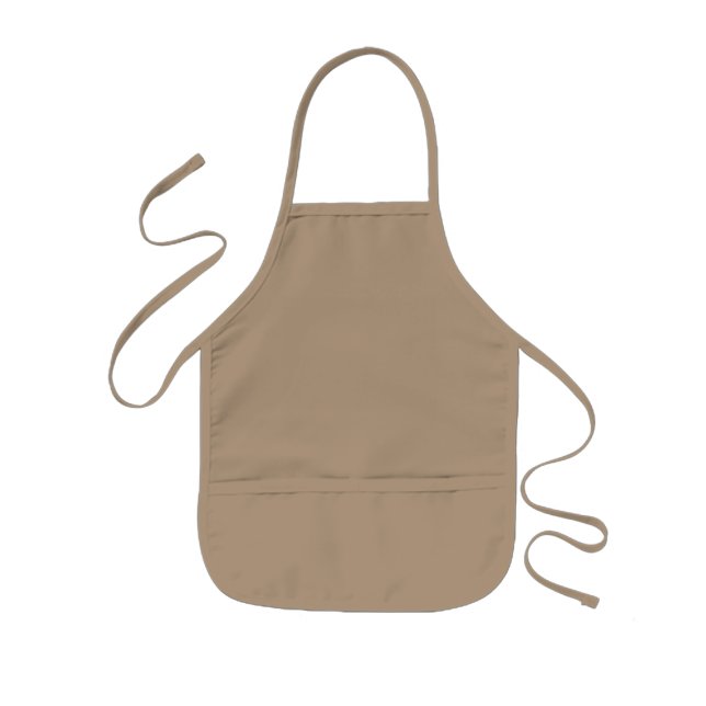 Khaki Kids Apron (Front)