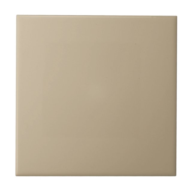 Khaki Solid Colour Tile (Front)
