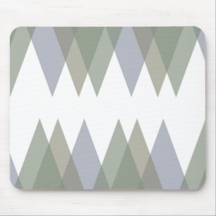 Khaki triangles mouse mat