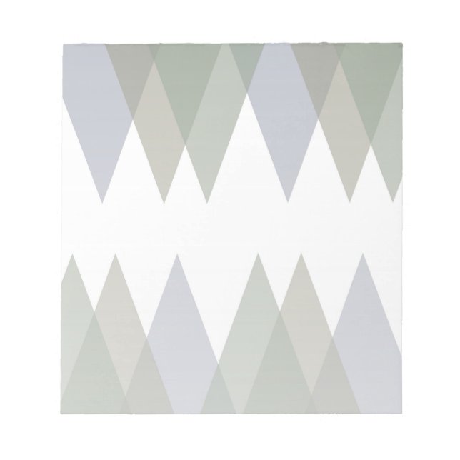 Khaki triangles notepad (Front)