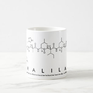 Khalilah peptide name mug