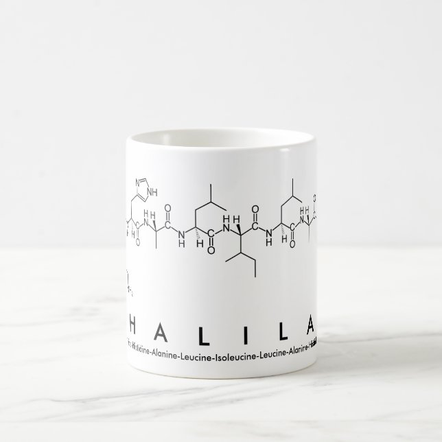 Khalilah peptide name mug (Center)