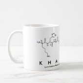 Khalilah peptide name mug (Left)