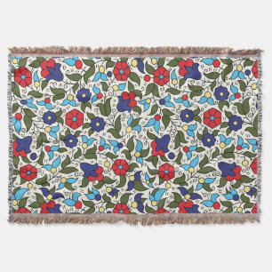 Khalili Floral  Throw Blanket