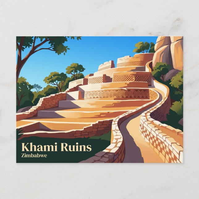 Khami Ruins Zimbabwe Postcard (Front)