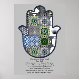 Khamsa Hand Poster Design 2 Owner Upscale