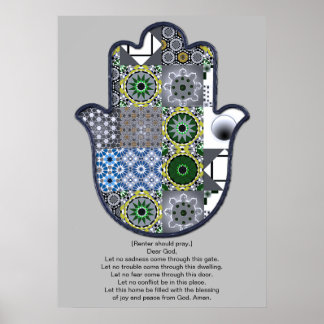 Khamsa Hand Poster Design 2 Renter Upscale