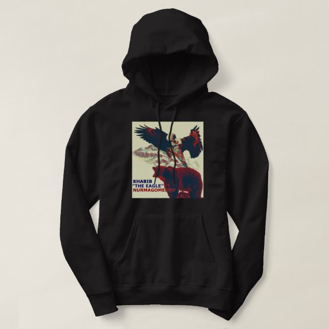 Khamzat Chimaev   &amp;quot;THE WOLF&amp;quot; Cla Hoodie (Design Front)