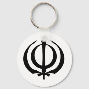 Khanda-B Key Ring