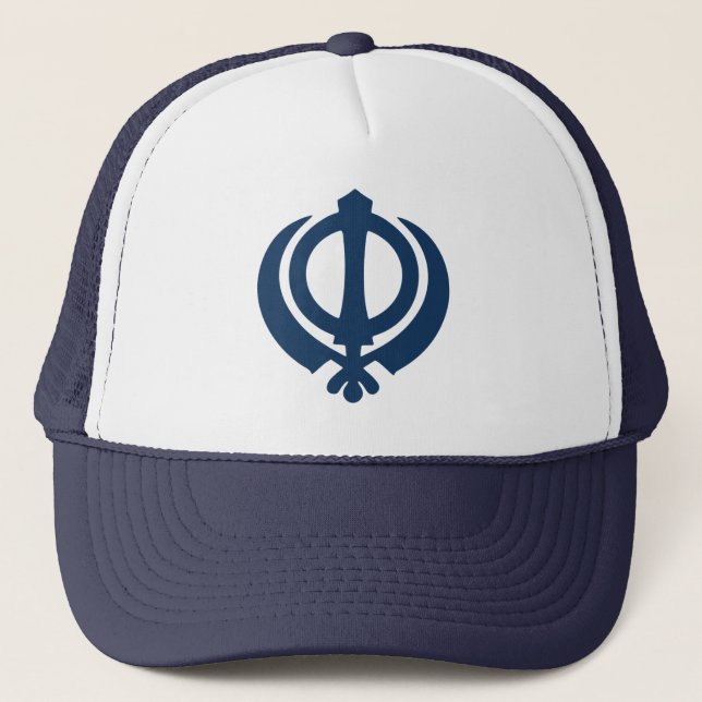 Khanda symbol (Sikh) Trucker Hat (Front)