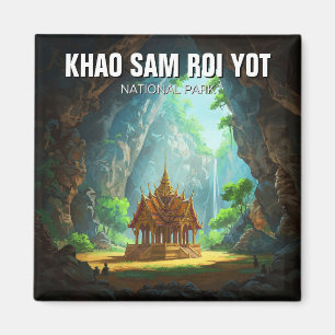 Khao Sam Roi Yot Phraya Nakhon Cave Thailand Magnet