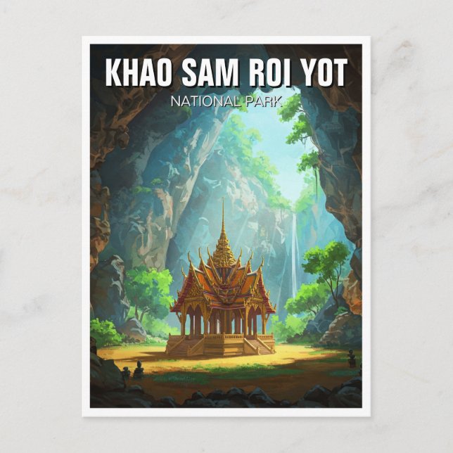 Khao Sam Roi Yot Phraya Nakhon Cave Thailand Postcard (Front)