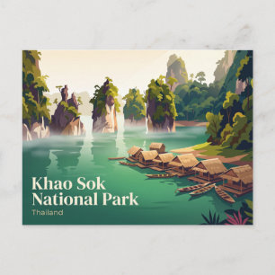 Khao Sok National Park Thailand Postcard