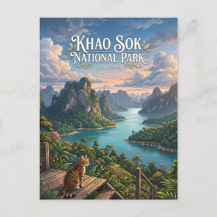 Khao Sok National Park Thailand Postcard