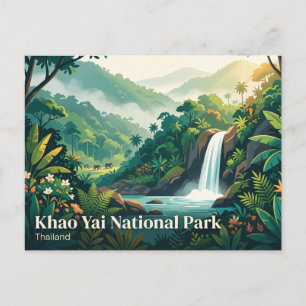 Khao Yai National Park Thailand Postcard