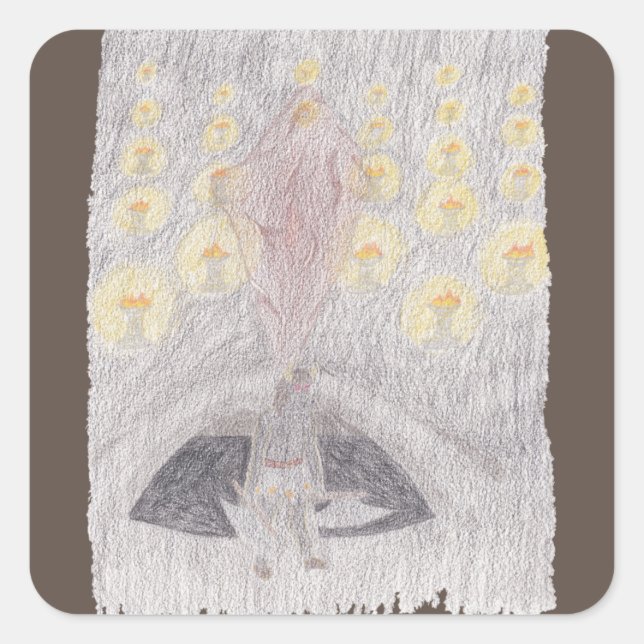 Khaos Crystal Square Sticker (Front)