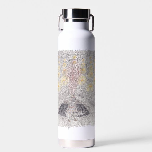 Khaos Crystal Water Bottle (Front)