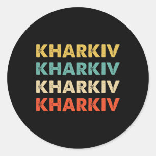 Kharkiv Ukraine  Classic Round Sticker