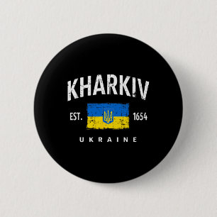Kharkiv Ukraine Ukrayina 6 Cm Round Badge