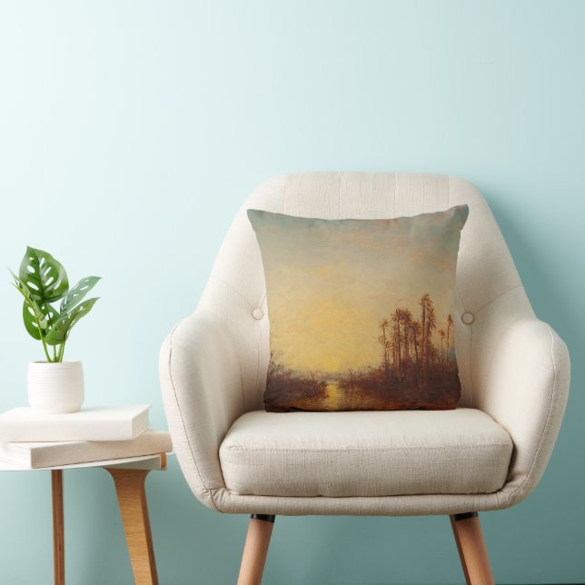 Khartoum, Coucher De Soleil – Félix Ziem Cushion (Chair)