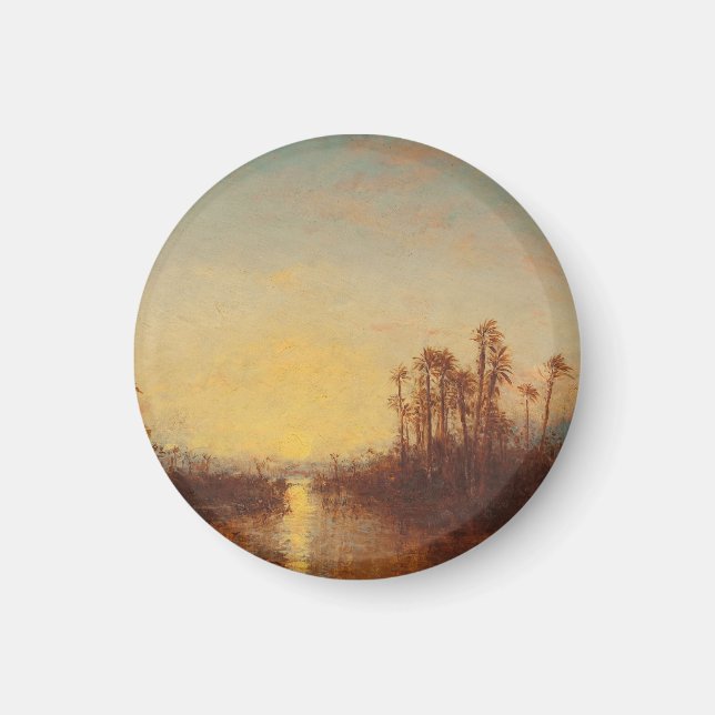 Khartoum, Coucher De Soleil – Félix Ziem Magnet (Front)