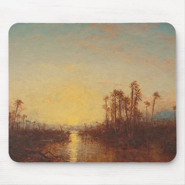 Khartoum, Coucher De Soleil – Félix Ziem Mouse Mat (Front)